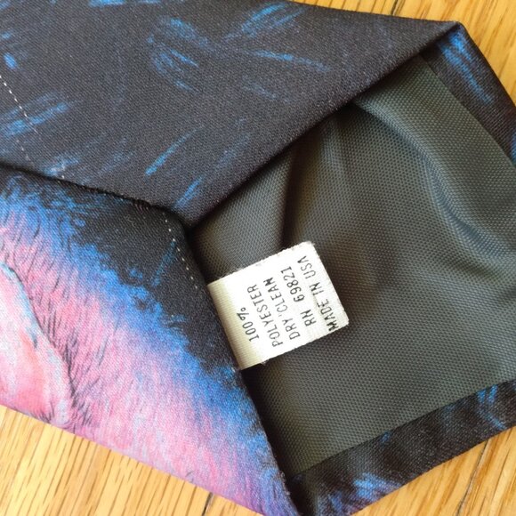 Vintage 80s Pig Necktie Novelty Tie Ralph Marlin Blaine Heilman 1989 - Picture 6 of 13